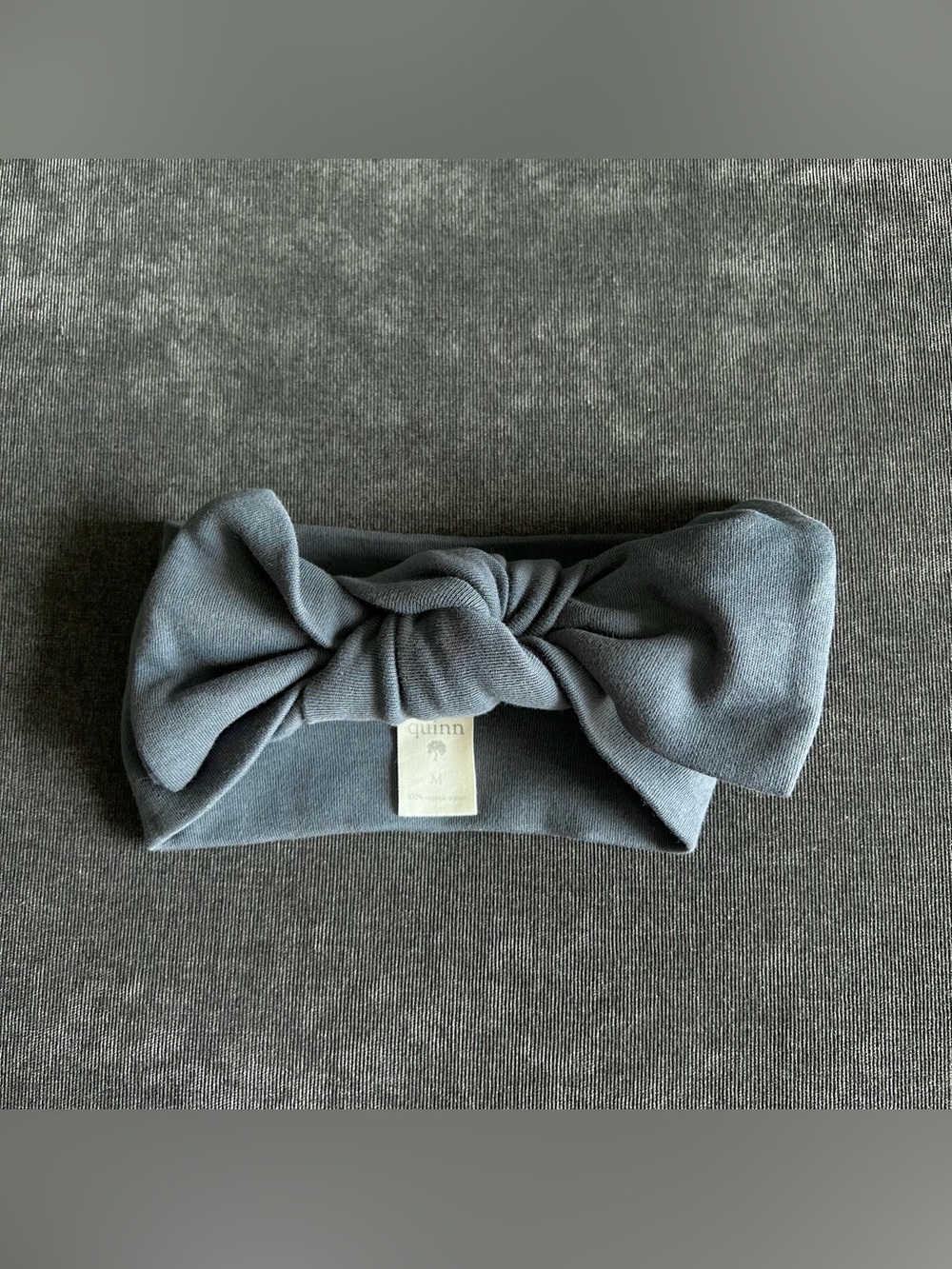 Kate Quinn Baby’s Organic Cotton Large Bow Headband Size Medium